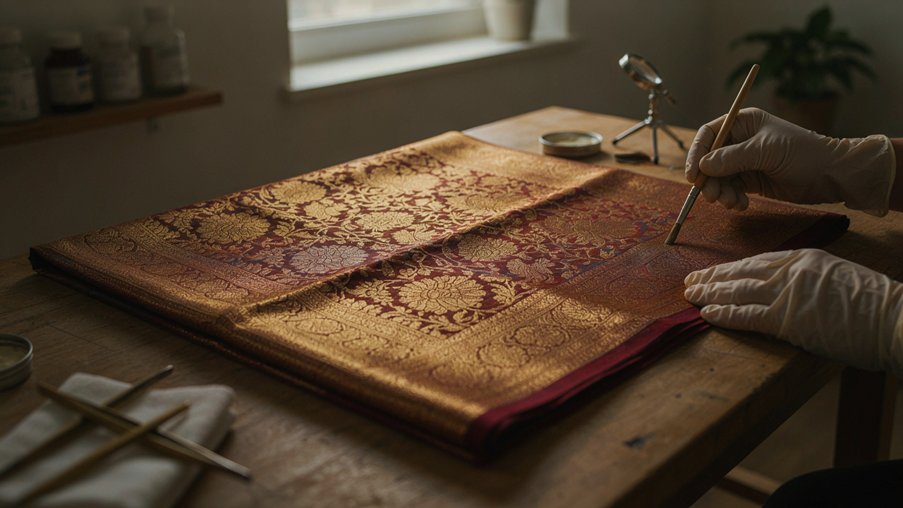 Silk Sarees & Lehengas Dry Cleaning